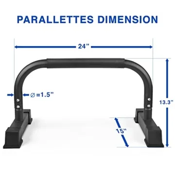 Yes4All Steel Push Up Stands Durable Parallettes for Fitness