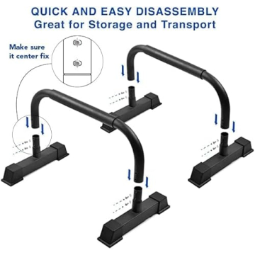 Yes4All Steel Push Up Stands Durable Parallettes for Fitness