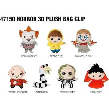 Warner Bros. Horror Movie Plush Bag Clip - Series 5 (A Must-Have for Horror Fans!)