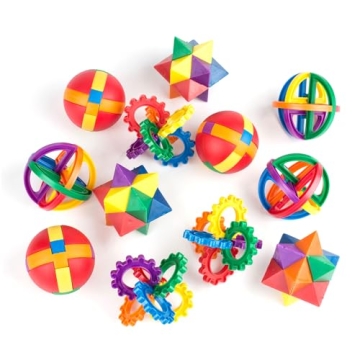 Neliblu Party Favors for Kids, 12 Set Fun Puzzle Balls - Unique Goody Bag Fillers