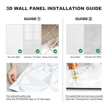 STICKGOO 3D Wall Panels for Custom Home Decor