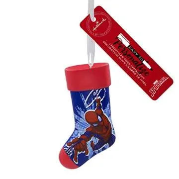 Personalized Spider-Man Christmas Ornament for Marvel Fans