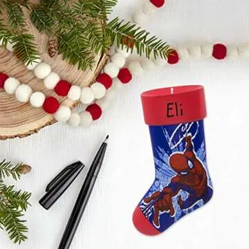 Personalized Spider-Man Christmas Ornament for Marvel Fans