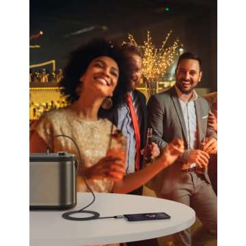 VIOY Aux Cable (10 ft), [Copper Shell, Hi-Fi Sound] 3.5 mm Male to Male Braided Auxiliary Cord Compatible with Headphone, Smartphone, Home/Car Stereo, Speaker, Echo & More