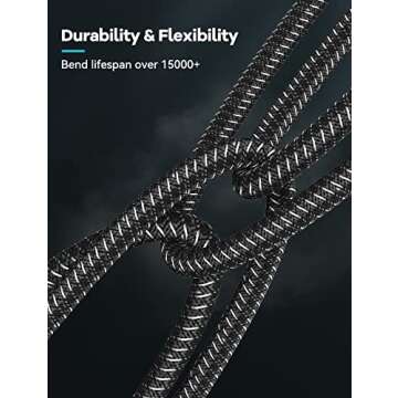 VIOY Aux Cable (10 ft), [Copper Shell, Hi-Fi Sound] 3.5 mm Male to Male Braided Auxiliary Cord Compatible with Headphone, Smartphone, Home/Car Stereo, Speaker, Echo & More