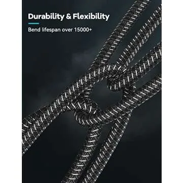 VIOY Aux Cable (10 ft), [Copper Shell, Hi-Fi Sound] 3.5 mm Male to Male Braided Auxiliary Cord Compatible with Headphone, Smartphone, Home/Car Stereo, Speaker, Echo & More