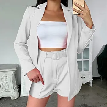 Women's 2-Piece Blazer Suit Set Casual Business Outfits