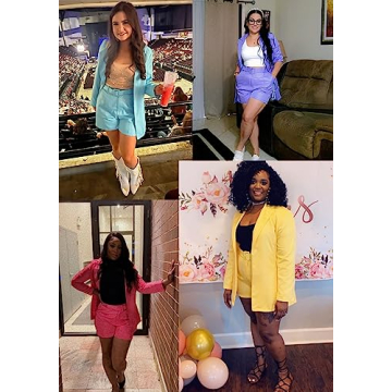 Women's 2-Piece Blazer Suit Set Casual Business Outfits