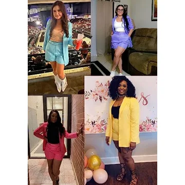 Women's 2-Piece Blazer Suit Set Casual Business Outfits