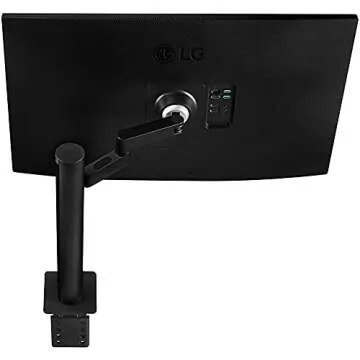 LG 32BN88U-B 31.5” Ergo IPS UHD 4K Ultrafine Monitor (3840x2160) with Ergonomic Stand & C-Clamp, USB Type-C, DCI-P3 95%(Typ.), HDR10 and AMD FreeSync