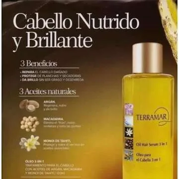Oleo , Argan Oil , Macadamia and Monoi of Tahití, TERRAMAR, 4.05 Oz