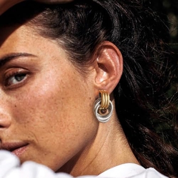 Trendy SHERLOVE Gold Earrings for Women - Fashion Jewelry