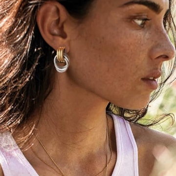 Trendy SHERLOVE Gold Earrings for Women - Fashion Jewelry