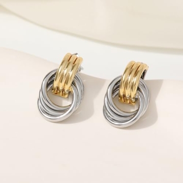 Trendy SHERLOVE Gold Earrings for Women - Fashion Jewelry