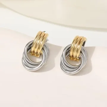 Trendy SHERLOVE Gold Earrings for Women - Fashion Jewelry