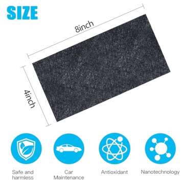Nano Sparkle Cloth Car Scratch Remover - Advanced Nano Scratch Fix Tool - Easily Removes Small Scrat...