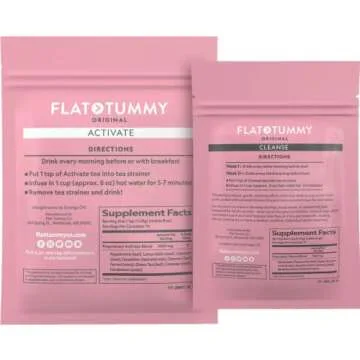 Flat Tummy Tea – 2-Step Detox Program for Energy & Bloating Reduction*