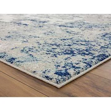 LUXE WEAVERS Rug - Abstract Marble Rug, Affordable Premium Area Rug for Living Rooms, Bedrooms, Dining Areas, Medium Pile, Floor Cover, Soft, Stain Resistant Persian Rug, Ivory / Size 8x10