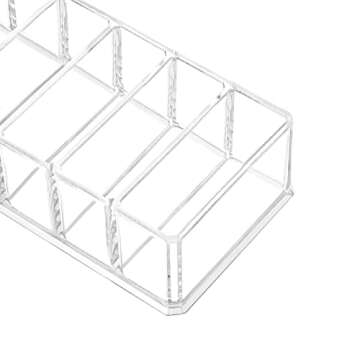 HBlife Clear Acrylic Makeup Organizer with 8 Spaces