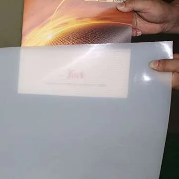 LMS Translucent High Temp Thin Soft Silicone Rubber Sheet 1/25 by 12 by 12 inch 1mm Thickness