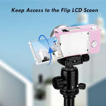 Rieibi ZVE10 Case, Soft Silicone Protective Case for Sony ZV-E10 ZVE10 Camera, Lightweight Rubber Cover for Sony Alpha ZVE10 - Pink