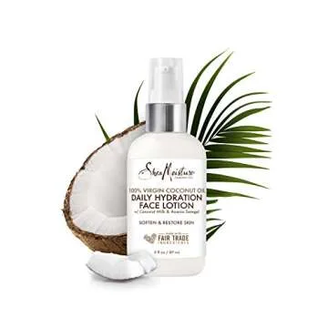 Sheamoisture Daily Hydration Face Lotion for All Skin Types 100% Virgin Coconut Oil for Daily Hydration 3 oz