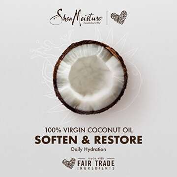 Sheamoisture Daily Hydration Face Lotion for All Skin Types 100% Virgin Coconut Oil for Daily Hydration 3 oz