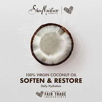 Sheamoisture Daily Hydration Face Lotion for All Skin Types 100% Virgin Coconut Oil for Daily Hydration 3 oz