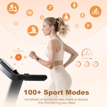 KEEPONFIT Smart Watch for Women: Fitness Tracker & Bluetooth Calls