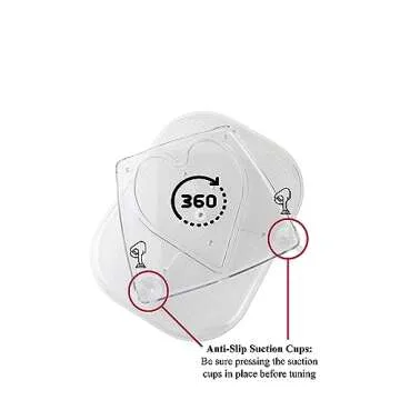 SmileXBag: Lazy Susan Oval Turntable Rack - Cabinet, Pantry, Kitchen, Fridge, Bathroom Tray, Makeup Vanity, Under Sink Organizer, Spice Rack