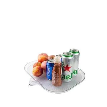 SmileXBag: Lazy Susan Oval Turntable Rack - Cabinet, Pantry, Kitchen, Fridge, Bathroom Tray, Makeup Vanity, Under Sink Organizer, Spice Rack