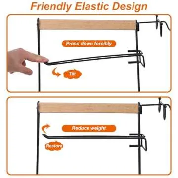 VIKEYHOME Grill Caddy for Easy Outdoor Organizing