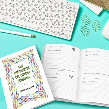 One-Minute Gratitude Journal for Mindfulness and Positivity