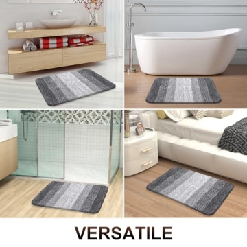 OLANLY Soft Absorbent Bathroom Rugs Mat for Home Decor