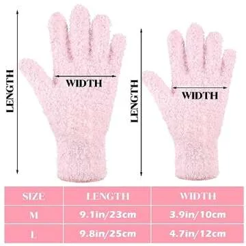 Patelai 3 Pairs Microfiber Plant Dusting Gloves Leaf Cleaning Gloves for Indoor Plants, Blinds, Furniture, House(Medium,Greenyellow, Water Blue, Pink)