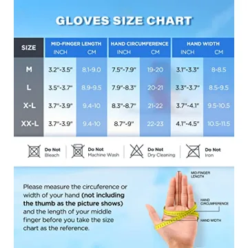 Balhvit -10℉ Waterproof Winter Gloves for Men & Women, Breathable Ski Snow Gloves, 5-Layer Touch Screen Cold Weather Gloves (M, Black)