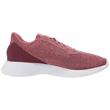 Reebok Women's LITE Cross Trainer, Rose Dust/Lux Maroon/White, 9.5 M US