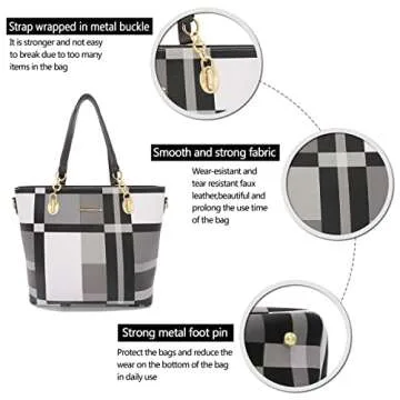 2E-youth Designer Handbags Set for Stylish Women