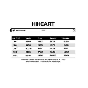 Hiheart Boys Thick Padded Winter Coat Warm Hooded Jacket Black 4-5