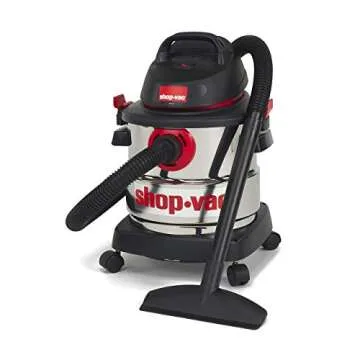 Shop-Vac 5989300 5-Gallon 4.5 Peak HP Stainless Steel Wet Dry Vacuum (Renewed)