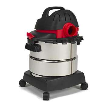 Shop-Vac 5989300 5-Gallon 4.5 Peak HP Stainless Steel Wet Dry Vacuum (Renewed)