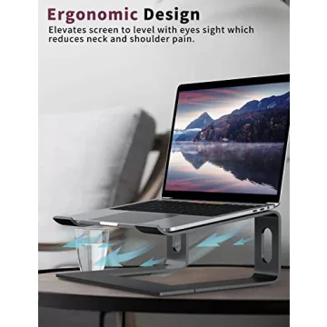 ALASHI Aluminum Laptop Stand Ergonomic Cool Stylish