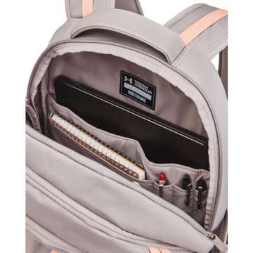 Under Armour Unisex-Adult Hustle 6.0 Backpack, (015) Tetra Gray/Tetra Gray/Gray Matter, One Size Fits Most