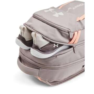 Under Armour Unisex-Adult Hustle 6.0 Backpack, (015) Tetra Gray/Tetra Gray/Gray Matter, One Size Fits Most