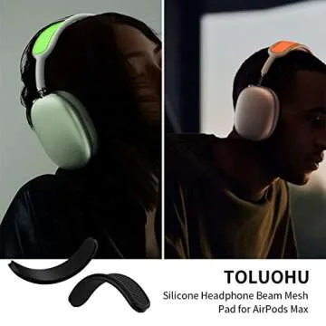 TOLUOHU Headband Cushion for AirPods Max - Washable Silicone