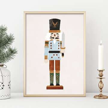 AnyDesign 12Pcs Christmas Boho Wall Art Prints Minimalist Watercolor Xmas Art Poster Aesthetic Christmas Posters Room Decor for Xmas Tree Winter Gallery Living Room Bathroom Wall (UNFRAMED, 8x10in)