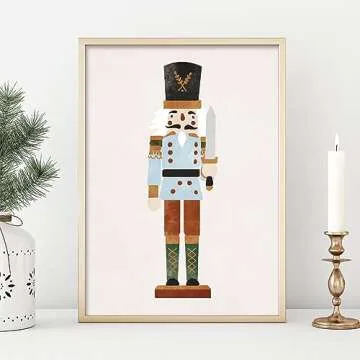 AnyDesign 12Pcs Christmas Boho Wall Art Prints Minimalist Watercolor Xmas Art Poster Aesthetic Christmas Posters Room Decor for Xmas Tree Winter Gallery Living Room Bathroom Wall (UNFRAMED, 8x10in)