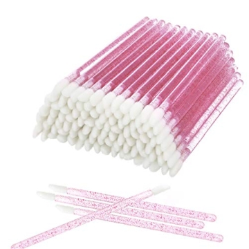 Elisel 100 Pcs Disposable Crystal Lip Brushes – Elegant & Versatile Makeup Tool