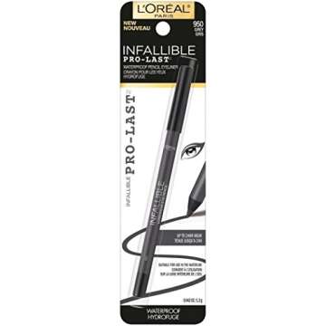 L’Oréal Paris Makeup Infallible Pro-Last Pencil Eyeliner, Waterproof and Smudge-Resistant, Glides...