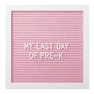 Pearhead Classic Wooden Letterboard for Milestones